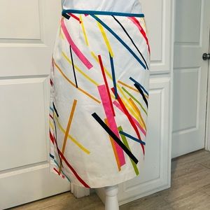 David Meister Designer Art Deco Pencil Skirt